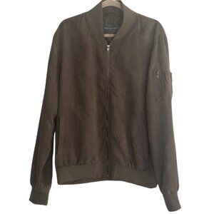 French Connection Bomber Jacket Olive Men's XL NWOT